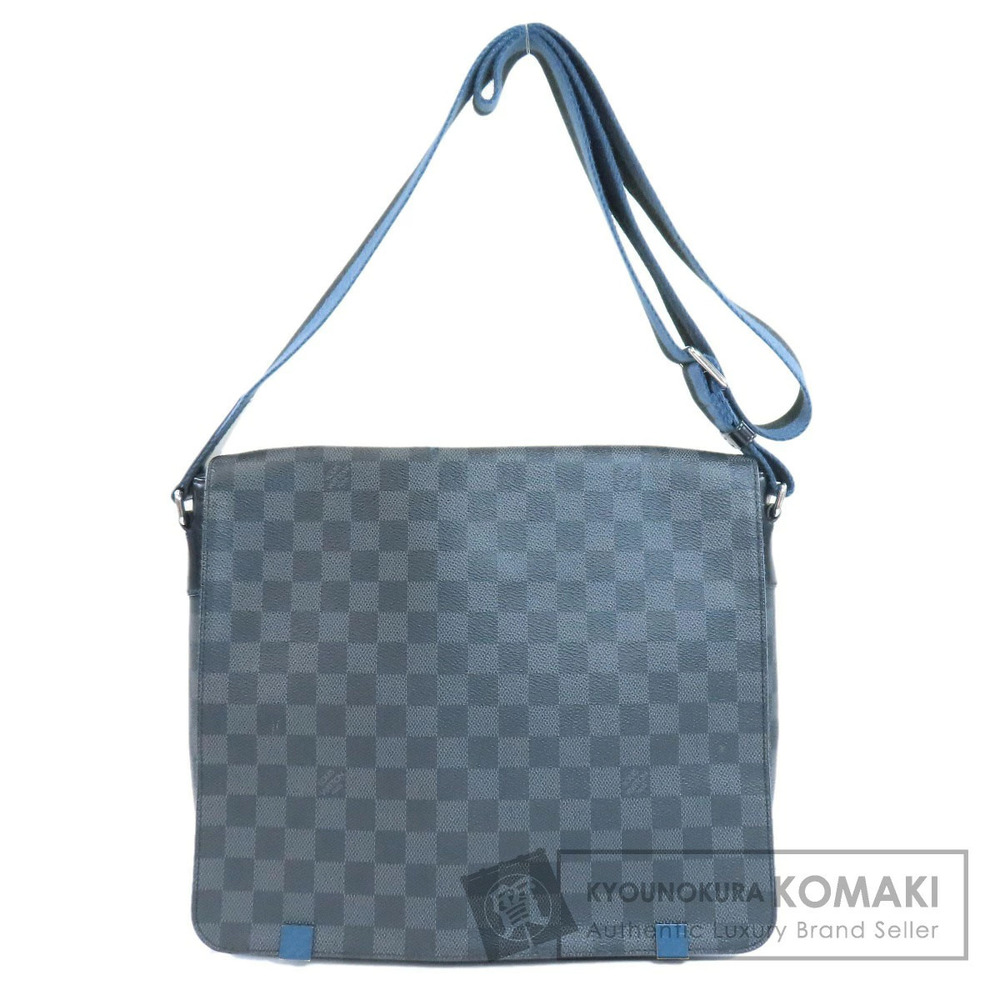 Louis Vuitton District NM Damier Graphite Black Shoulder Bag Canvas